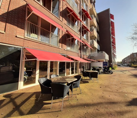 Terras voor