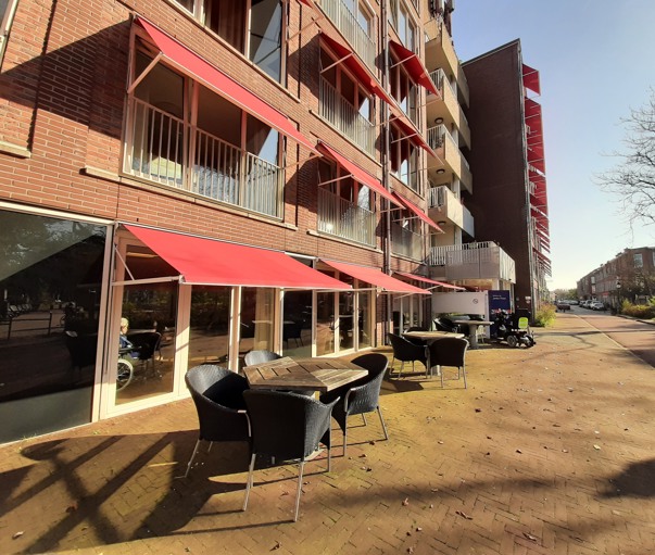 Terras voor